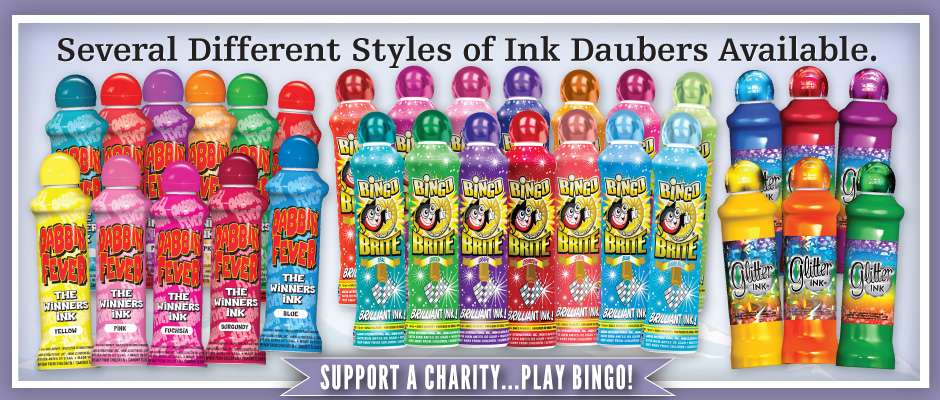 Rocky Mountain Bingo – Several different styles of ink daubers available! Support a charity … play bingo!